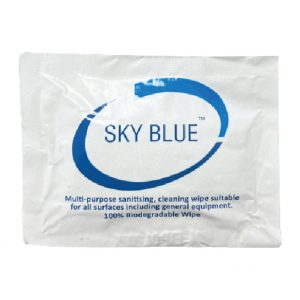 Sky Blue Cleaning Wipe