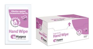 Antiseptic disposable wipes in individual sachets