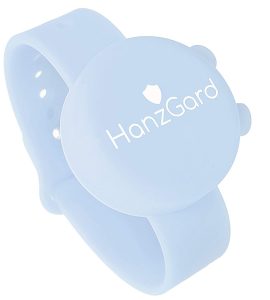 Silicone baby wristbands with sanitizer container