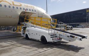 Aircraft baggage loading system – Belt loader