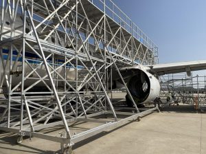 Aircraft fuselage dock for A320 & B737 series