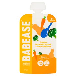 Babease Organic Butternut Squash, Carrot & Broccoli (100g)