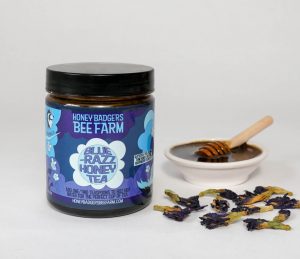 Blue Razz Honey Tea – Badger Honey Spoon